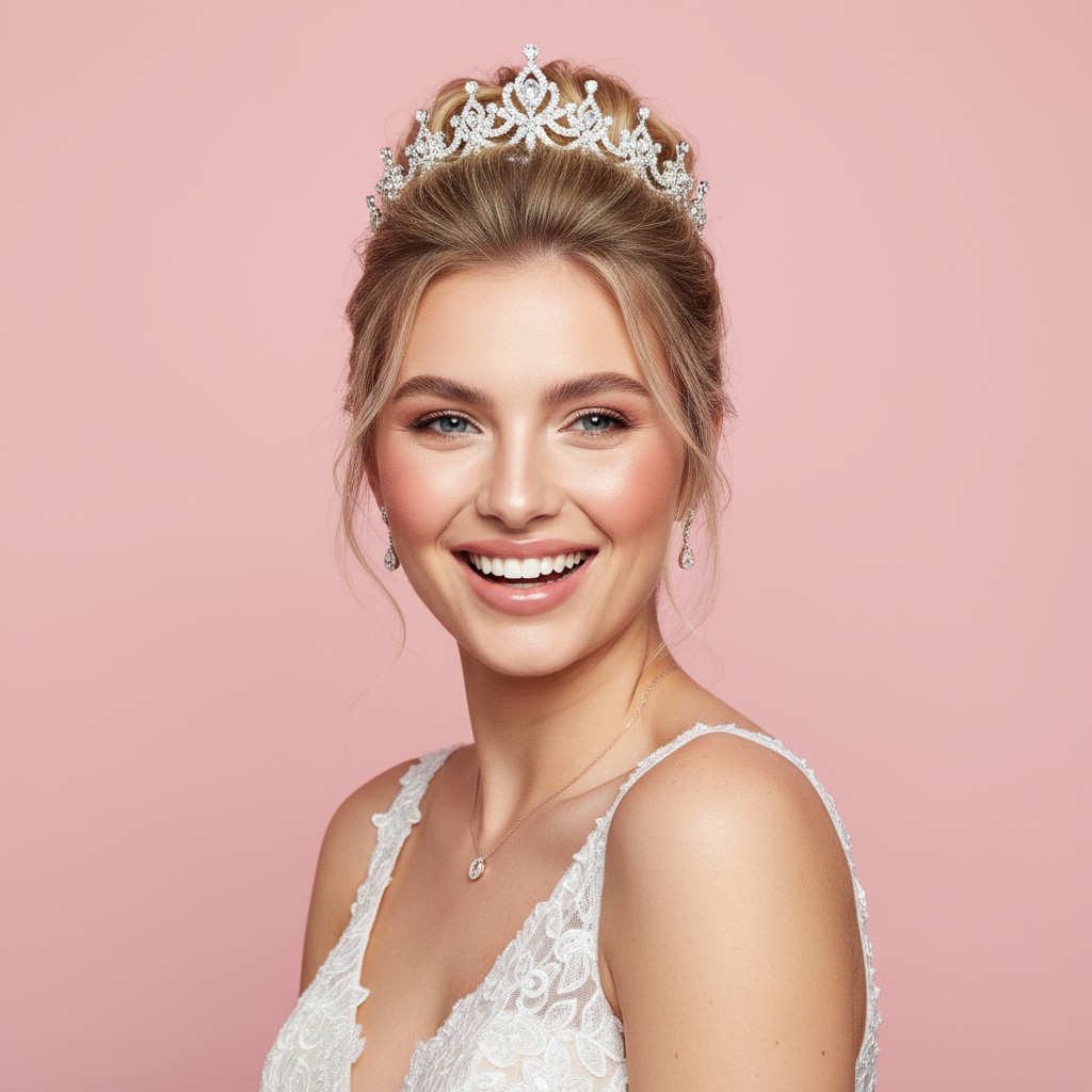 Bridal Updo With Crown Ideas